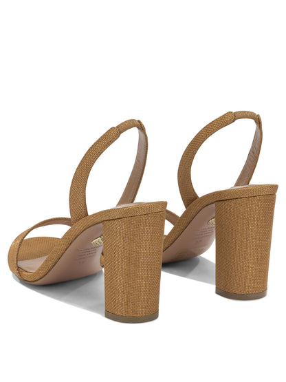 "So Nude Block 85mm" Heeled Sandals Sandals