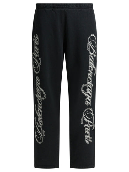 "Baggy Cursive" Pants Trousers