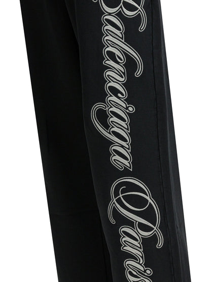 "Baggy Cursive" Pants Trousers