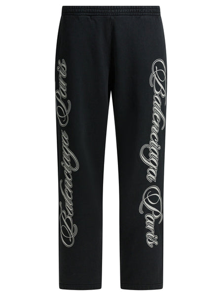 "Baggy Cursive" Pants Trousers