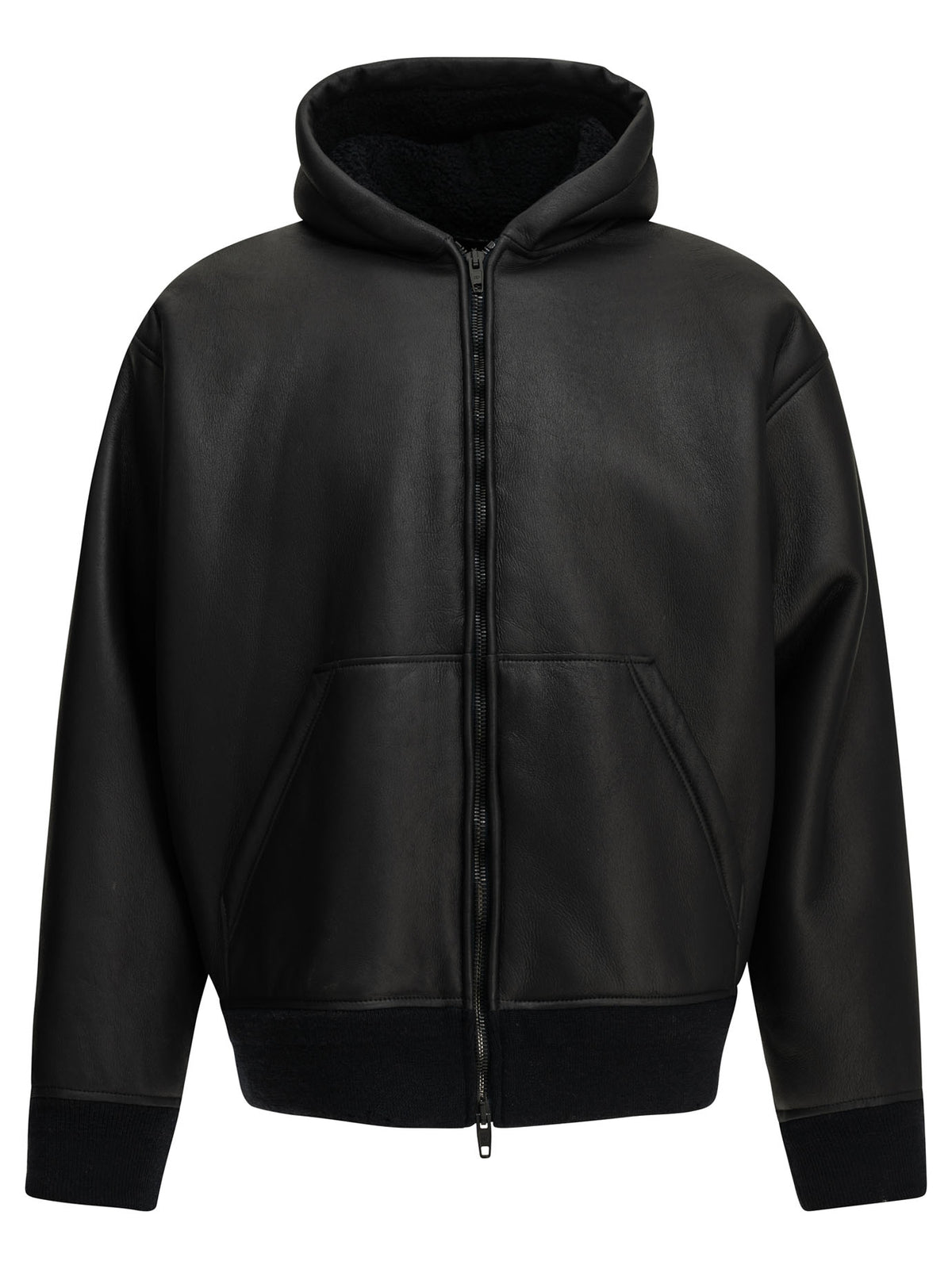 Hooded shearling jacket Jackets and Coats