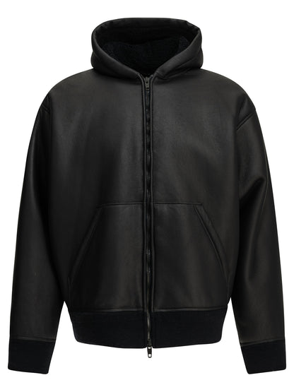 Hooded shearling jacket Jackets and Coats