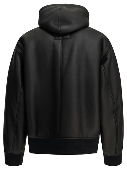 Hooded shearling jacket Jackets and Coats
