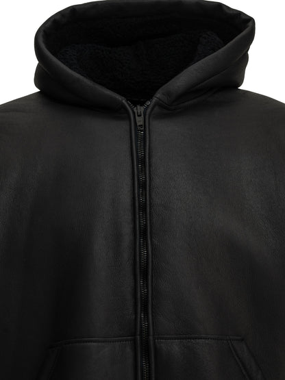 Hooded shearling jacket Jackets and Coats