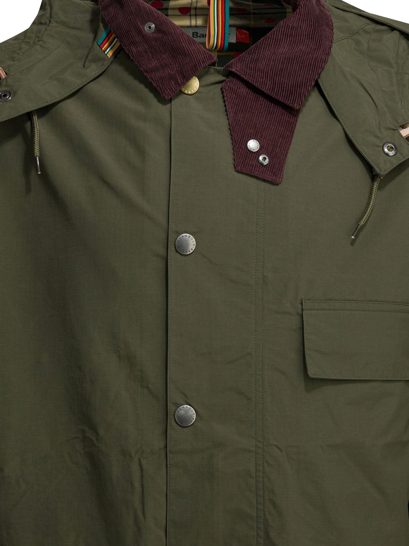 Parka Babrbour x Paul Smith Jackets and Coats
