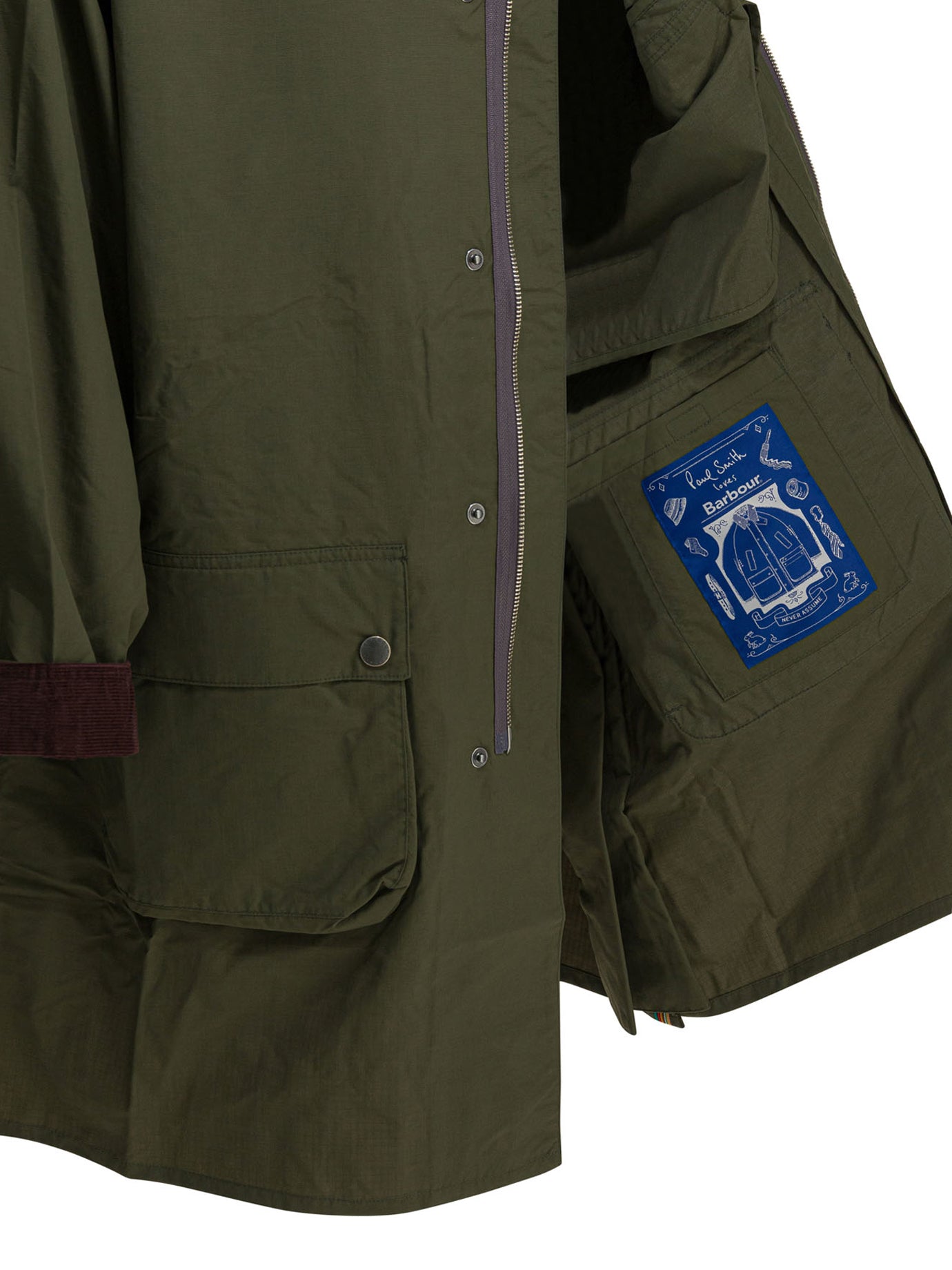 Parka Babrbour x Paul Smith Jackets and Coats