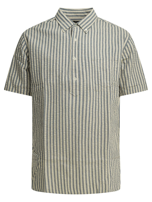 Casual cotton seersucker shirt Shirts
