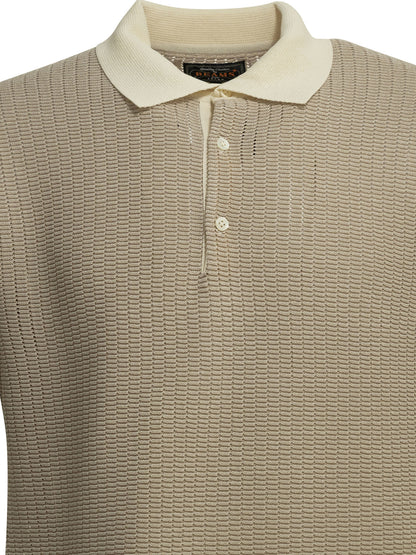 Polo shirt with buttons made of washi yarn Polo shirts