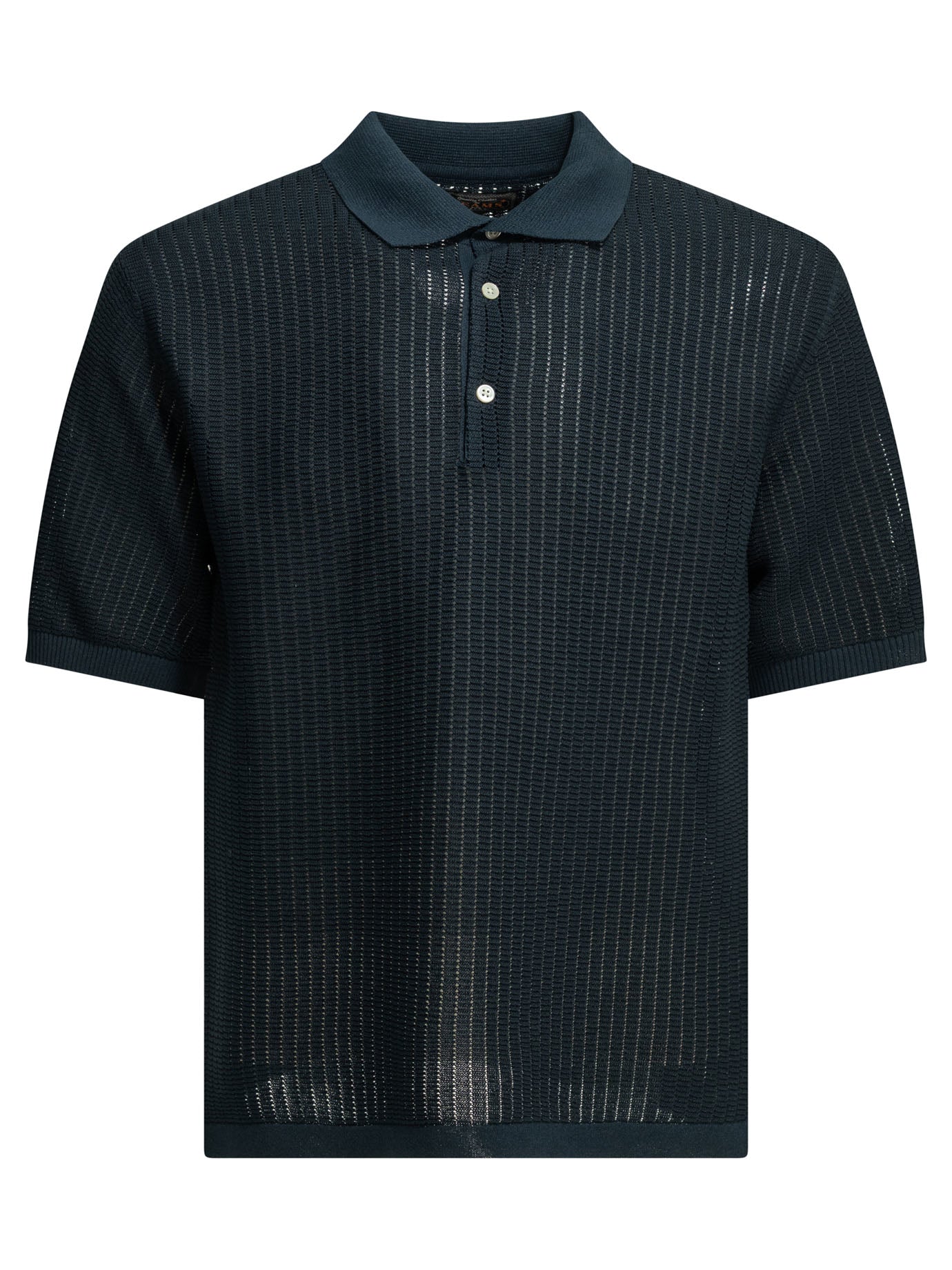 Polo shirt with buttons made of washi yarn Polo shirts