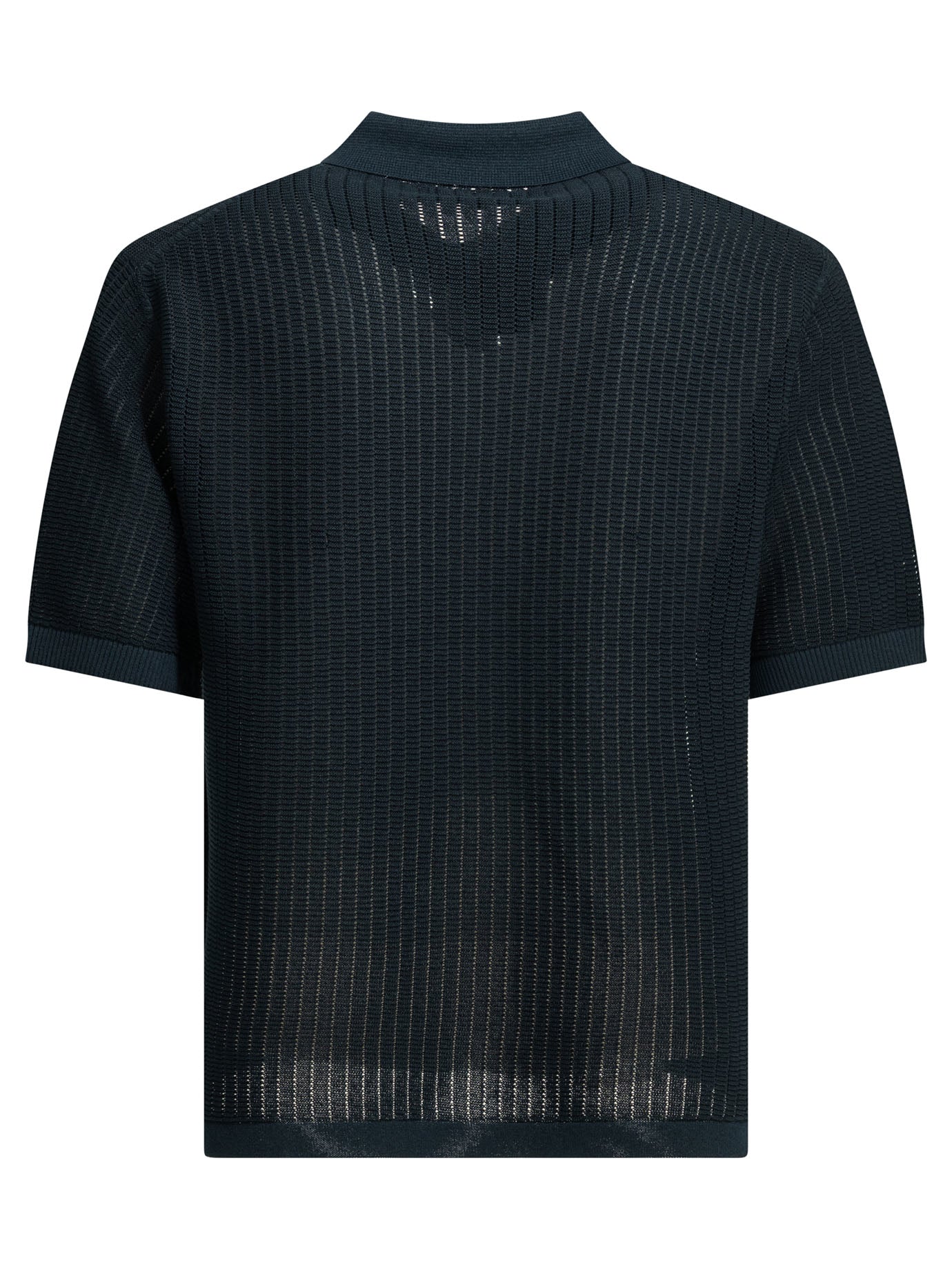 Polo shirt with buttons made of washi yarn Polo shirts