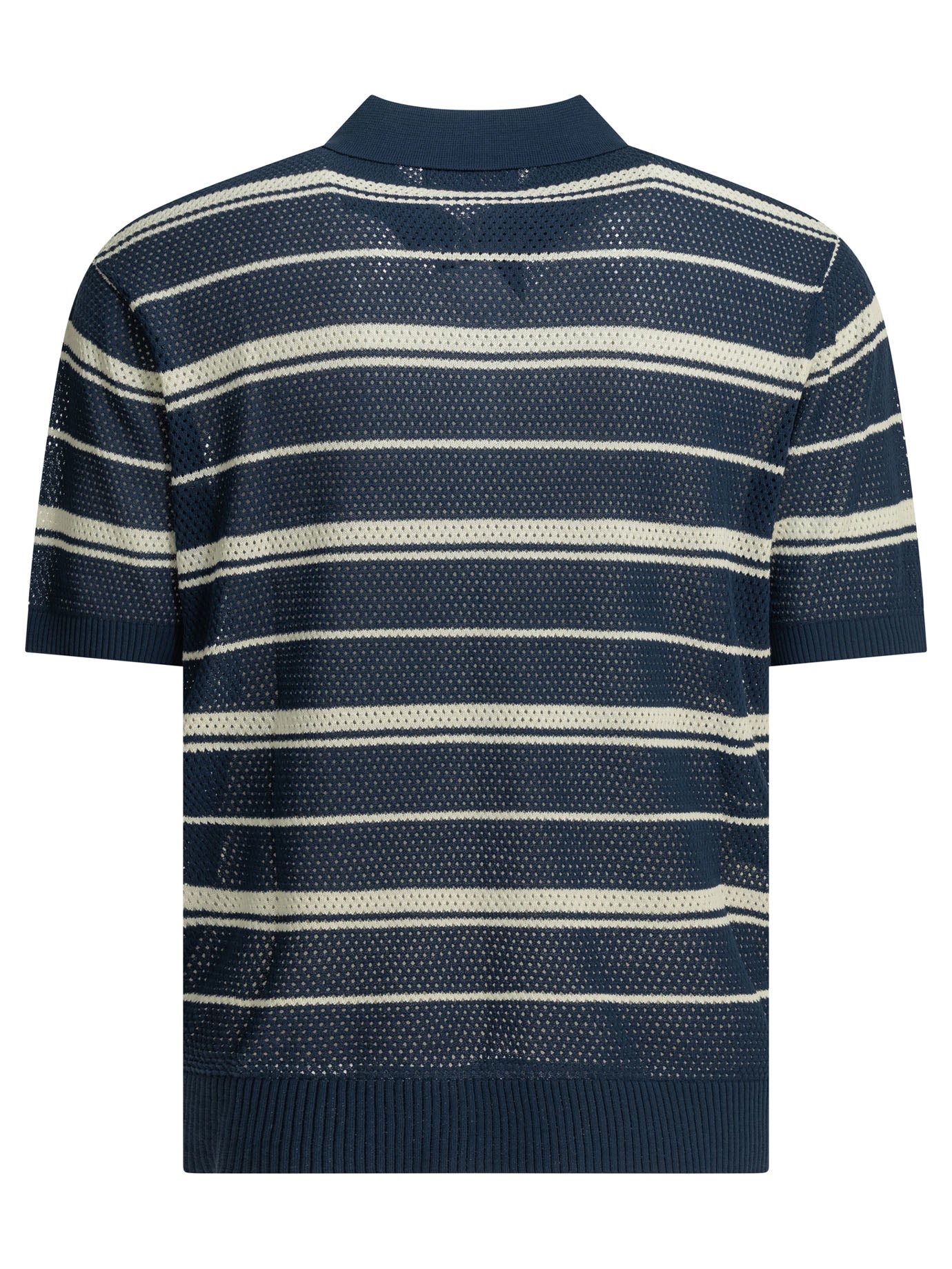 Striped button-down polo shirt Polo shirts