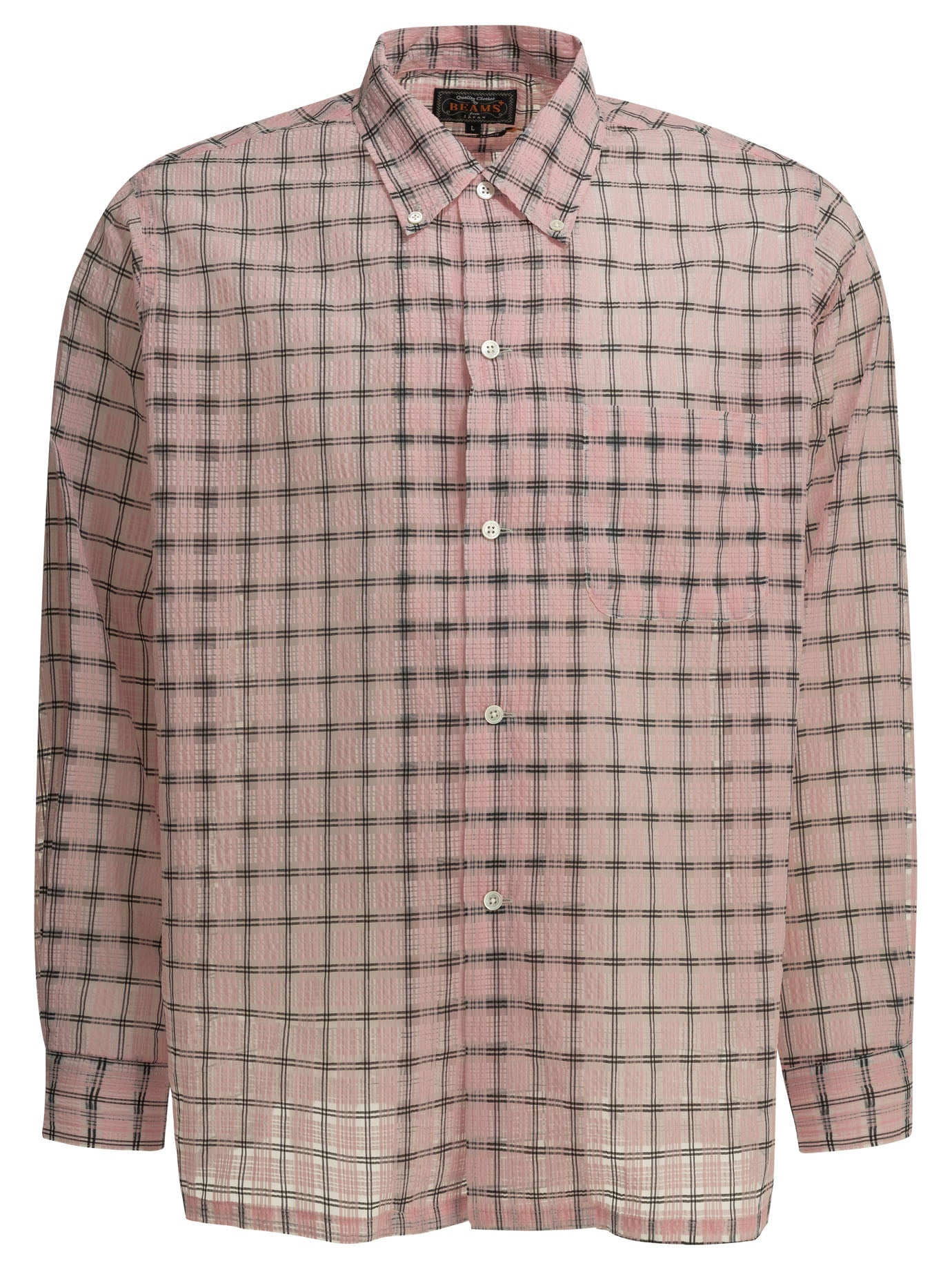 "Open DB Nylon Airy Plaid" Casual Shirt Shirts