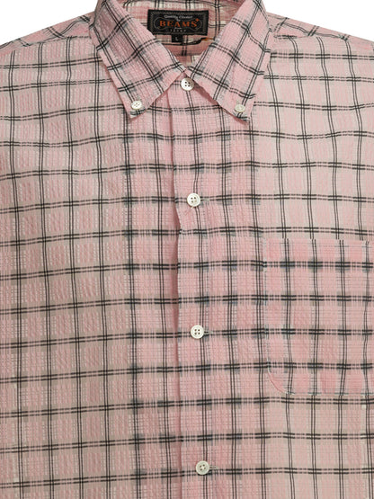 "Open DB Nylon Airy Plaid" Casual Shirt Shirts