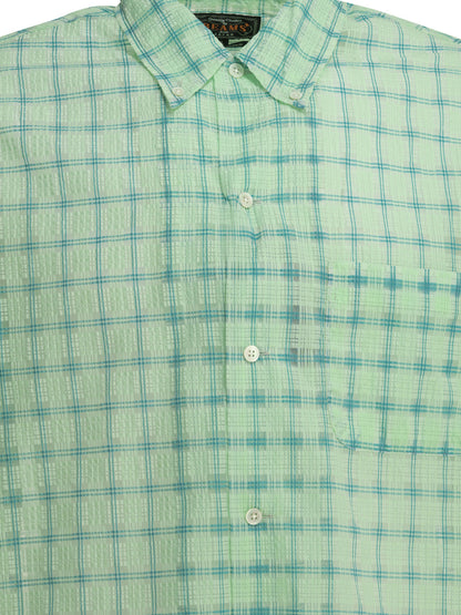 "Open DB Nylon Airy Plaid" Casual Shirt Shirts