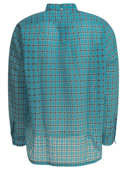 "Open DB Nylon Airy Plaid" Casual Shirt Shirts