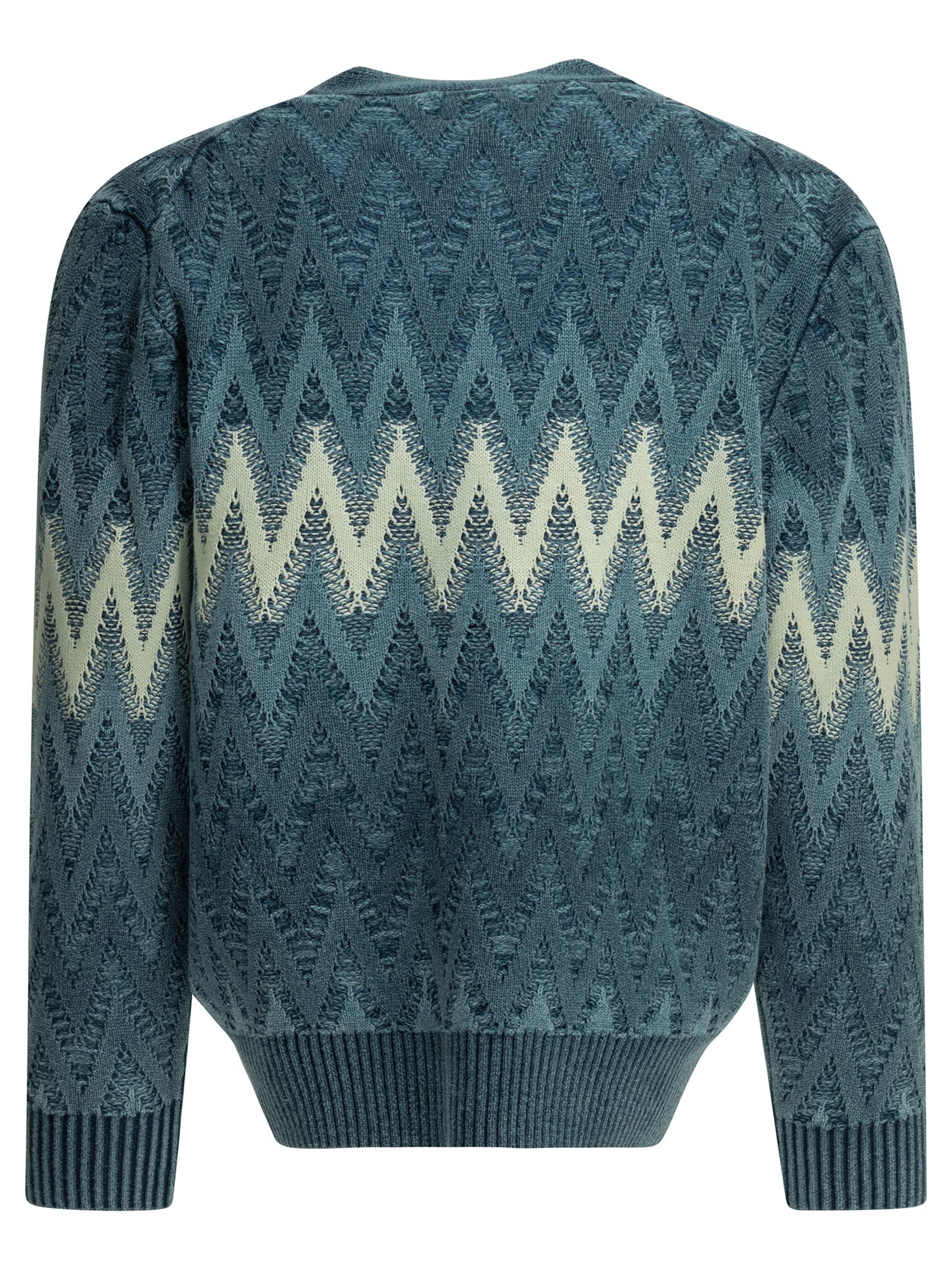 "Indigo Yarn" Cardigan Knitwear