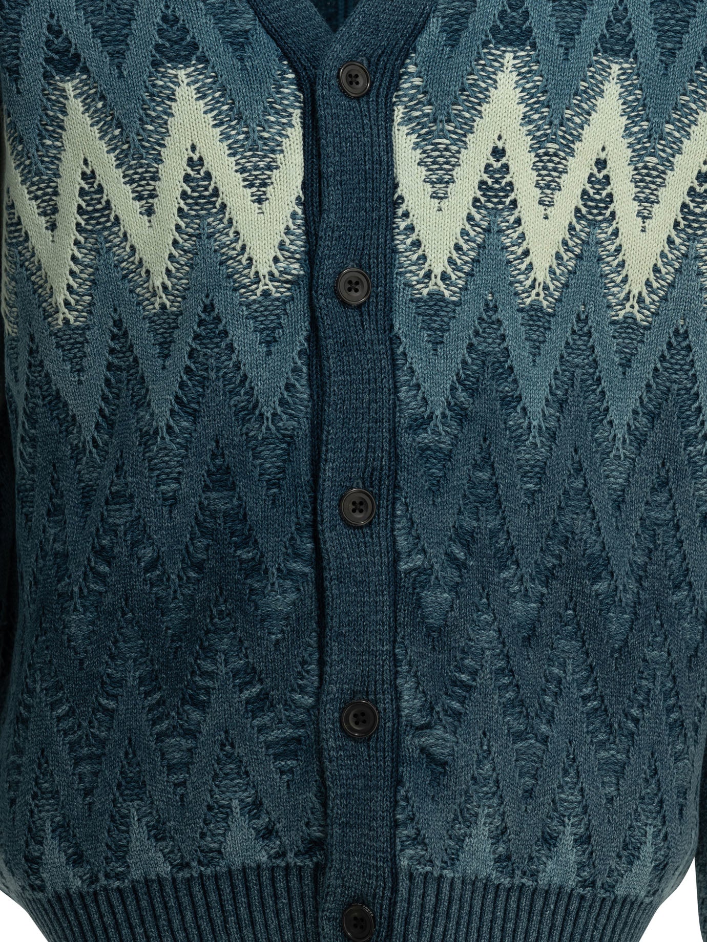 "Indigo Yarn" Cardigan Knitwear