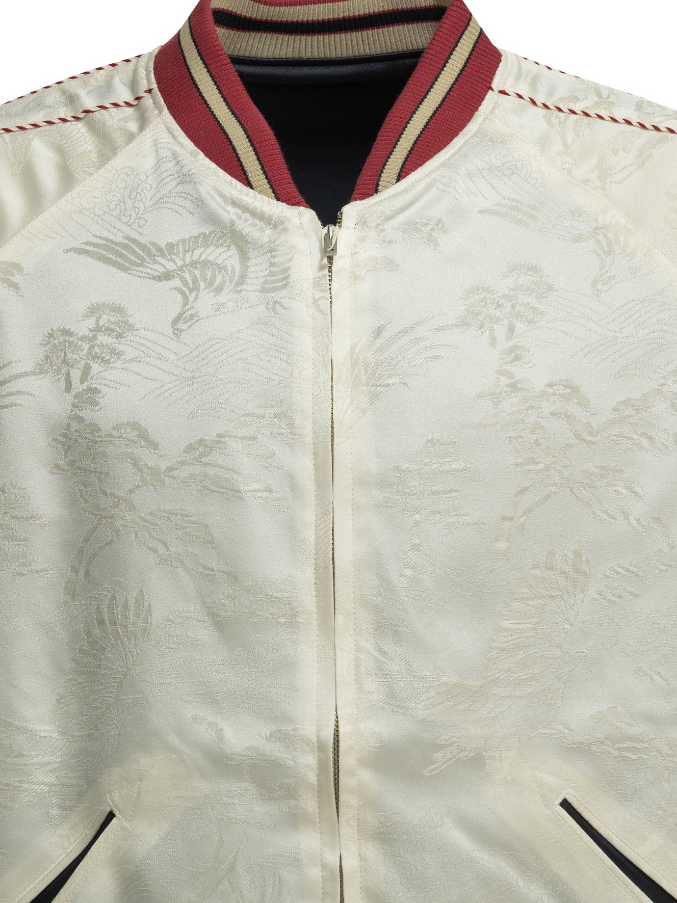 "Oriental" Reversible bomber jacket Jackets and Coats