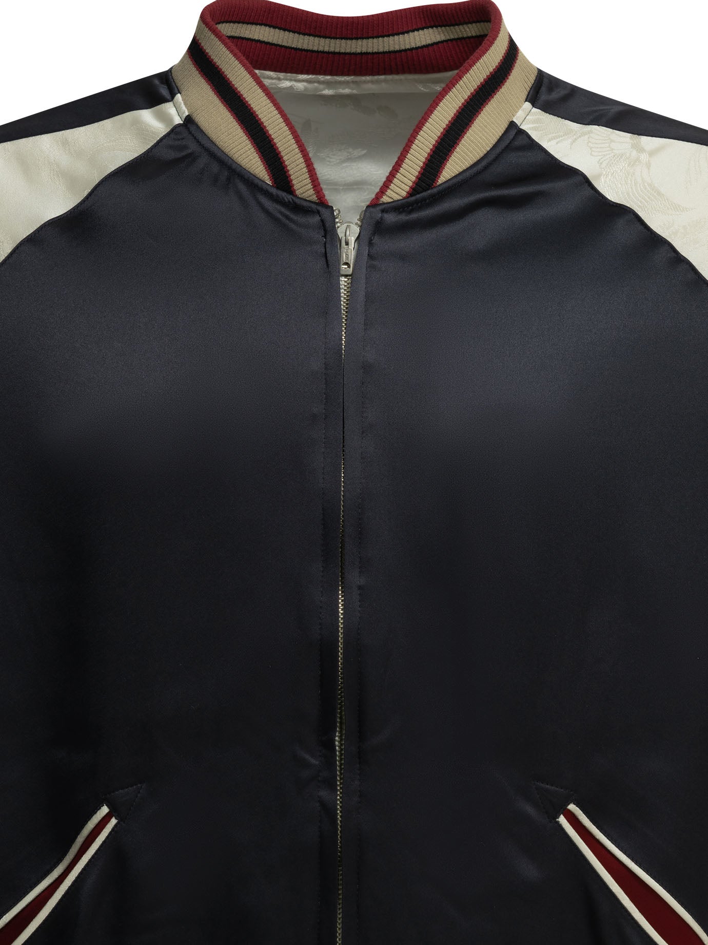 "Oriental" Reversible bomber jacket Jackets and Coats