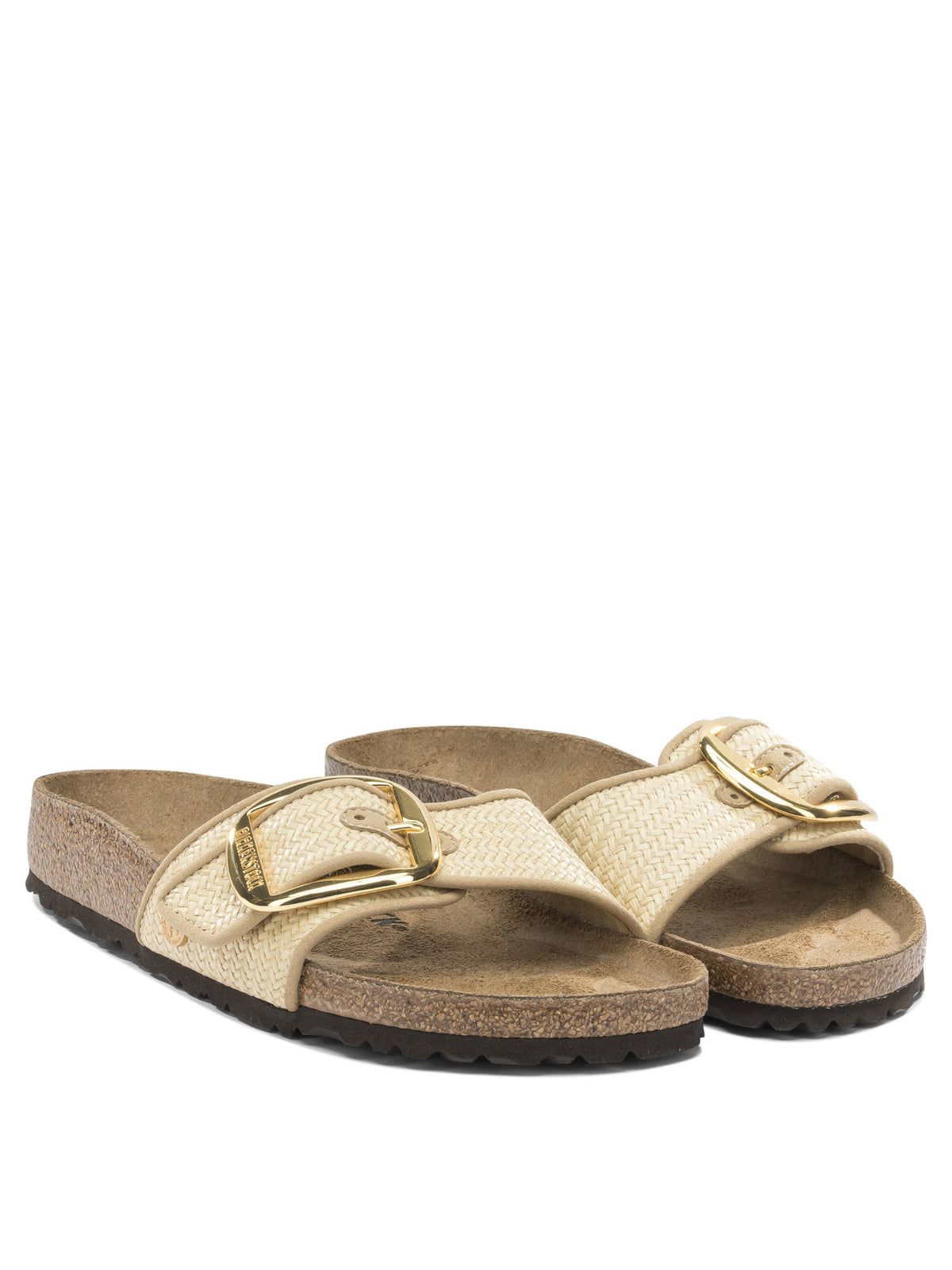 "Madrid Big Buckle" slides Sandals