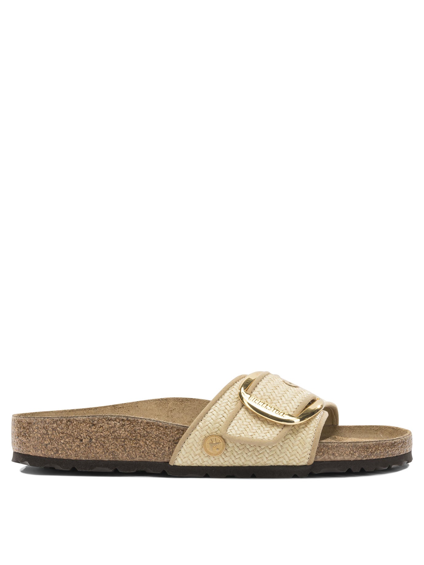 "Madrid Big Buckle" slides Sandals