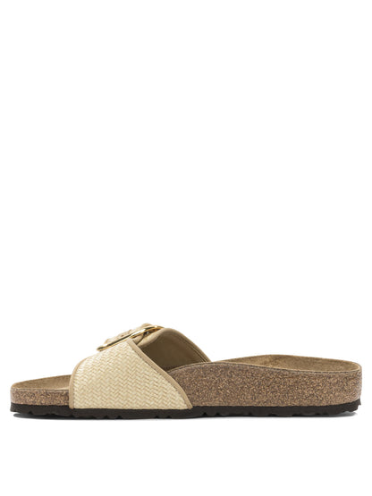 "Madrid Big Buckle" slides Sandals