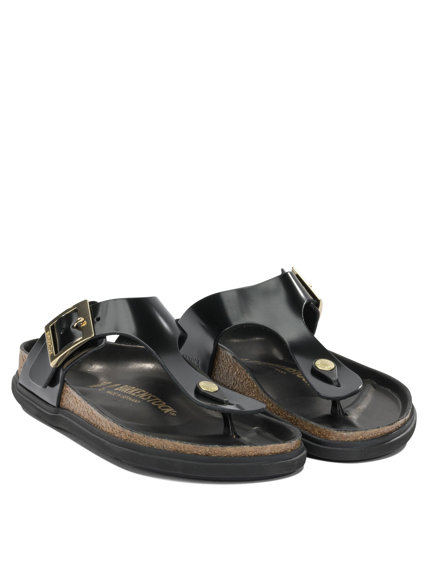 "Gizeh Droplet Buckle" low sandals Sandals