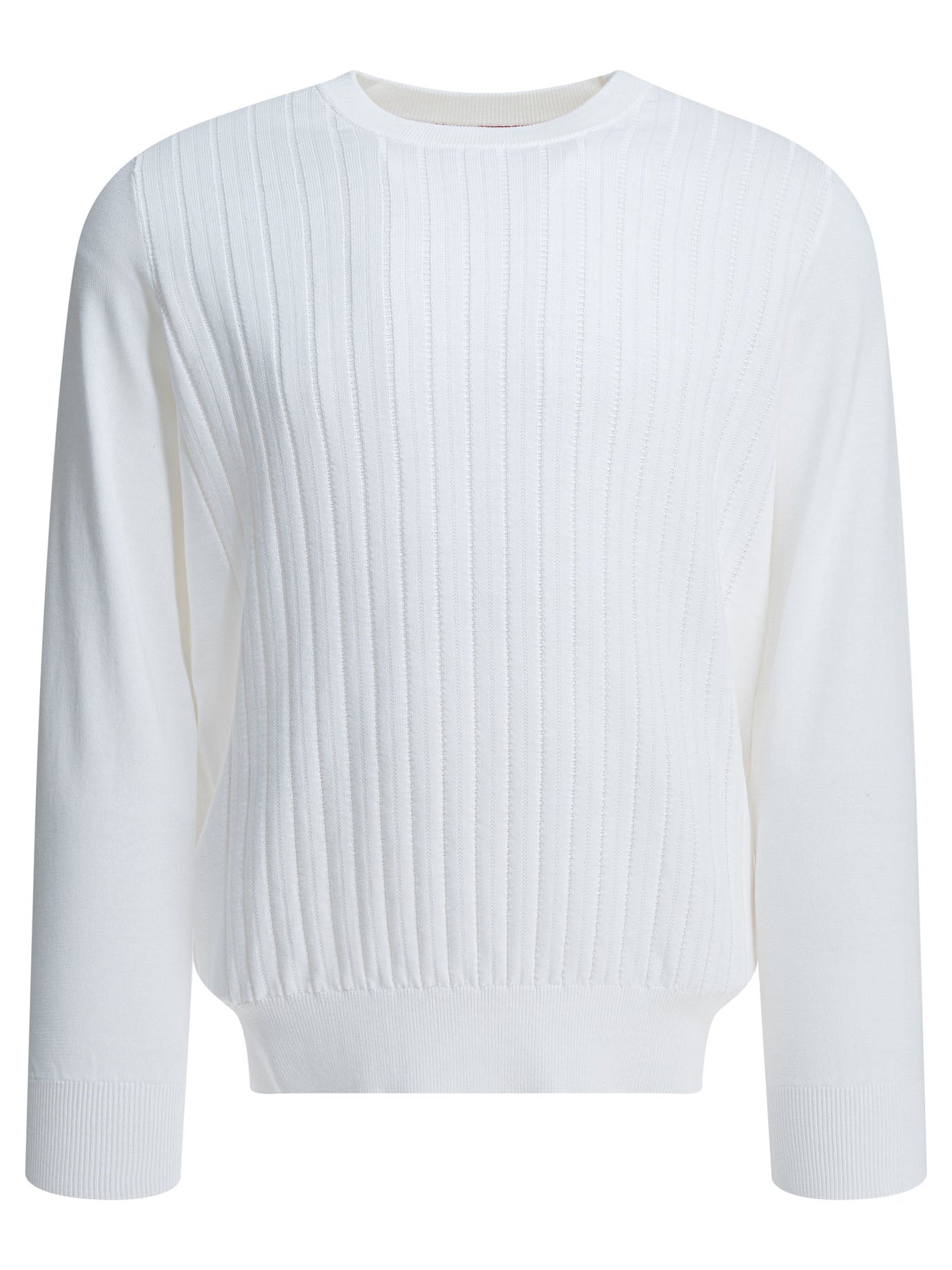 Ribbed crew-neck sweater Knitwear