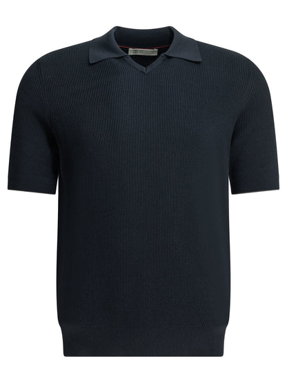 Linen and cotton polo shirt Polo shirts