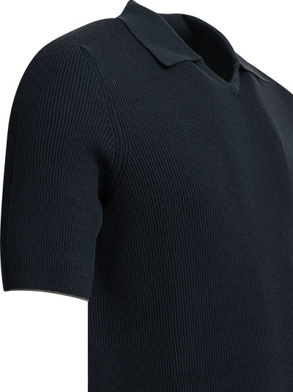 Linen and cotton polo shirt Polo shirts
