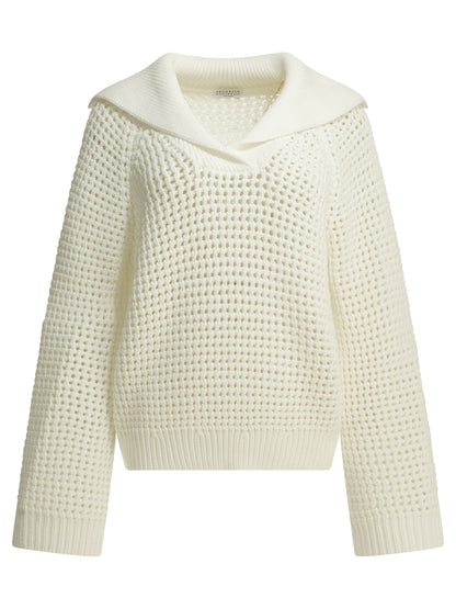Cotton V-neck sweater Knitwear