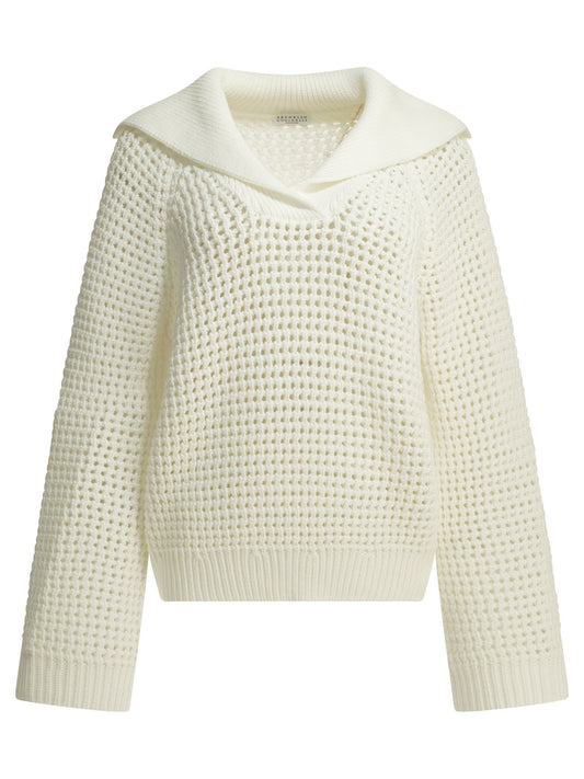 Cotton V-neck sweater Knitwear
