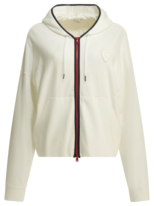 Zip-up Sweatshirt with Logo Sweatshirts