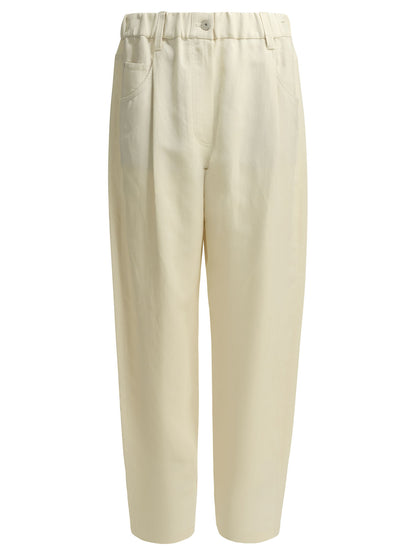 "Fluid" Casual Pants Trousers