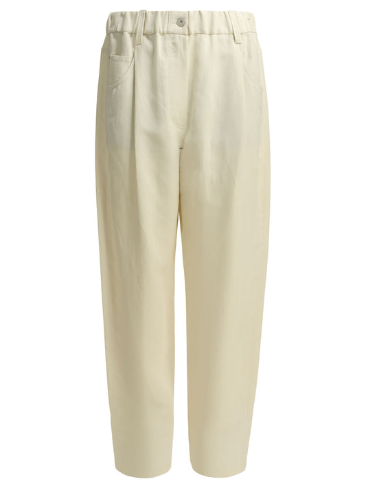 "Fluid" Casual Pants Trousers