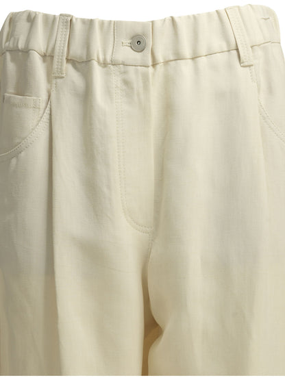 "Fluid" Casual Pants Trousers