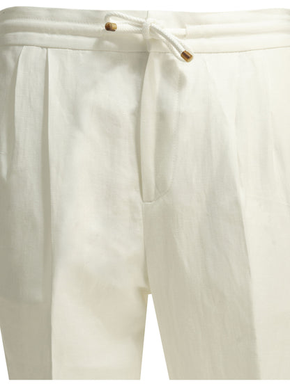 Casual linen and cotton pants Trousers