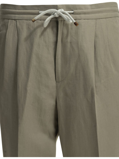 Casual linen and cotton pants Trousers