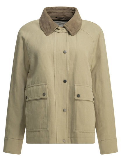 Lightweight cotton and linen jacket Jackets and Coats