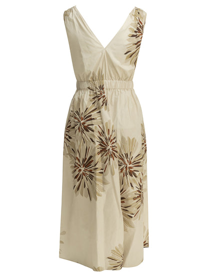 "Bloom Print" Midi Dress Dresses