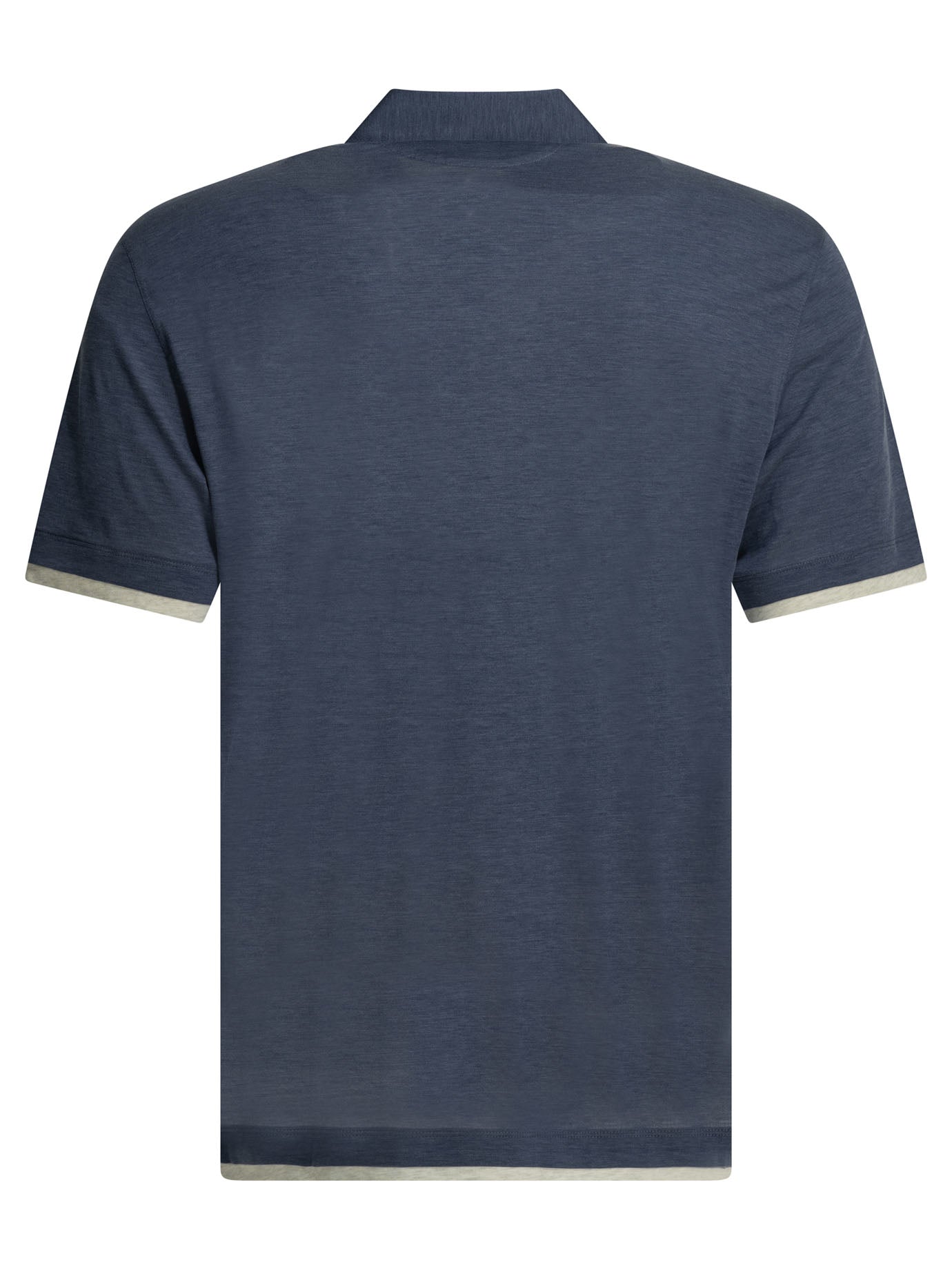 "Faux Layering" Polo shirt with buttons Polo shirts
