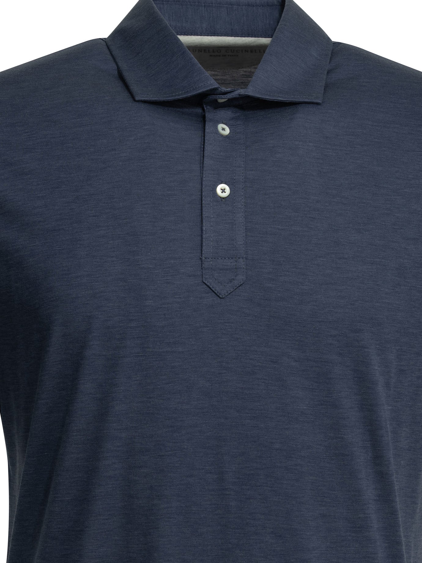 "Faux Layering" Polo shirt with buttons Polo shirts