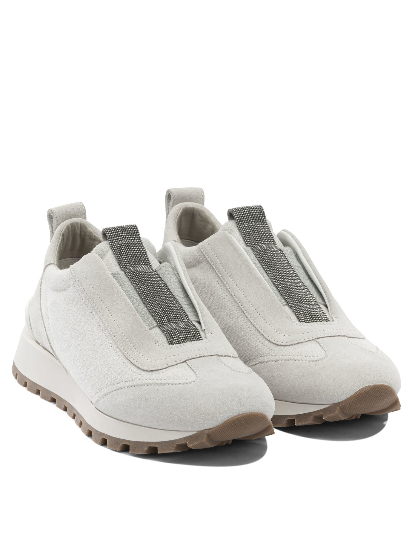 Canvas and suede sneaker with Precious Detail Sneakers & Slip-On