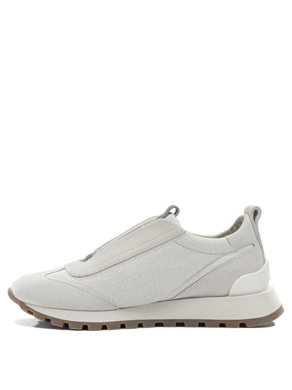 Canvas and suede sneaker with Precious Detail Sneakers & Slip-On