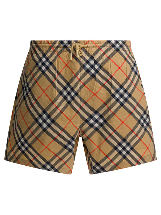 "Check" beach shorts Swimwear