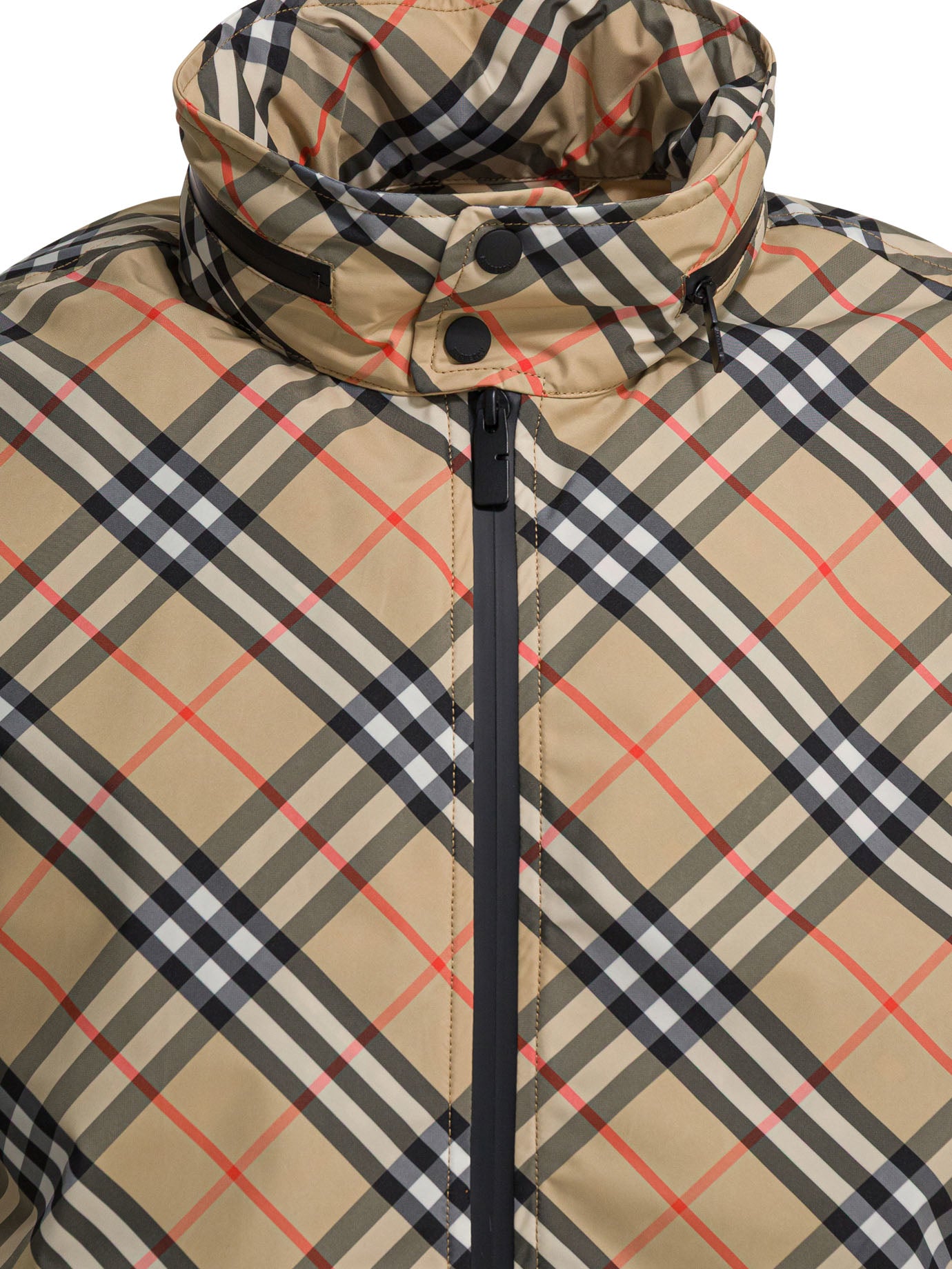 "Check" windbreaker jacket Jackets and Coats