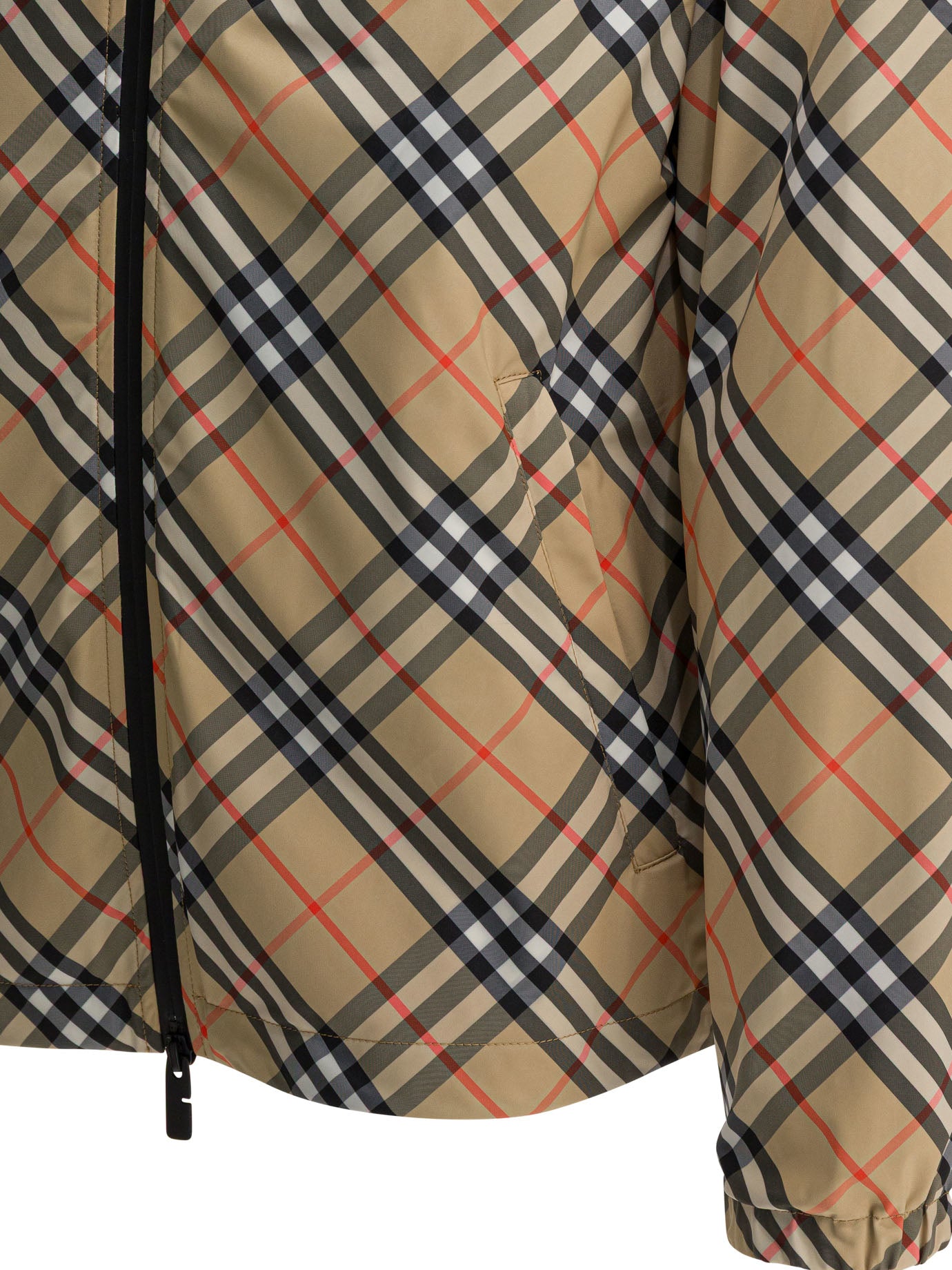 "Check" windbreaker jacket Jackets and Coats