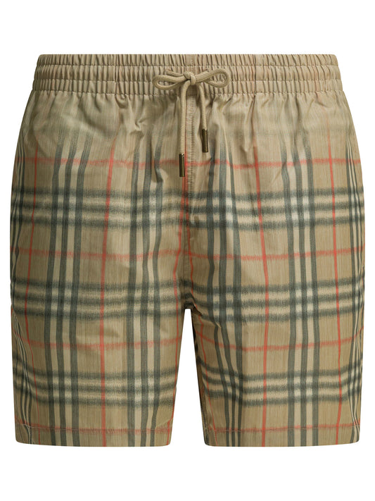 "Check" swim shorts Swimwear