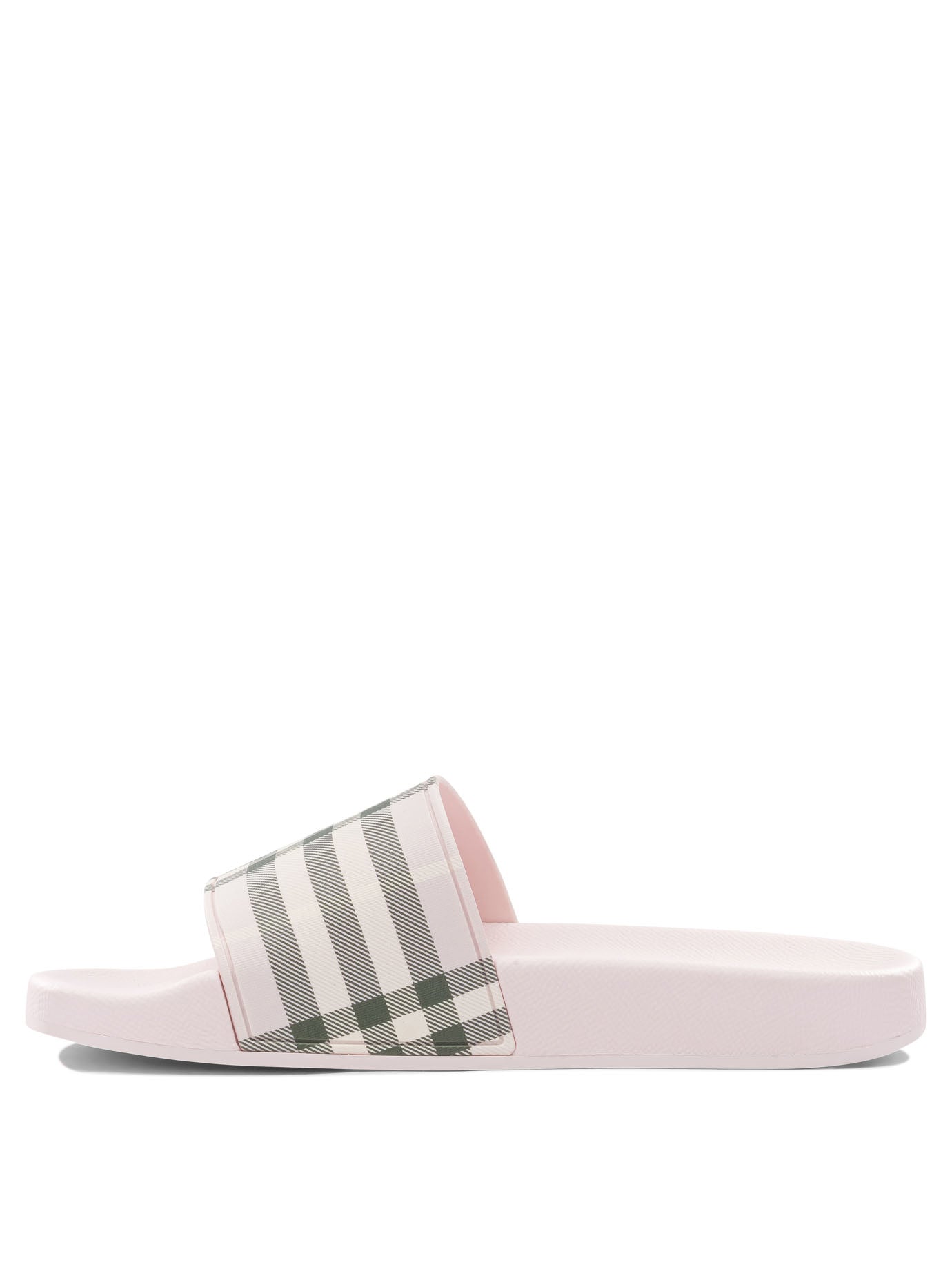 "Check" slide Sandals