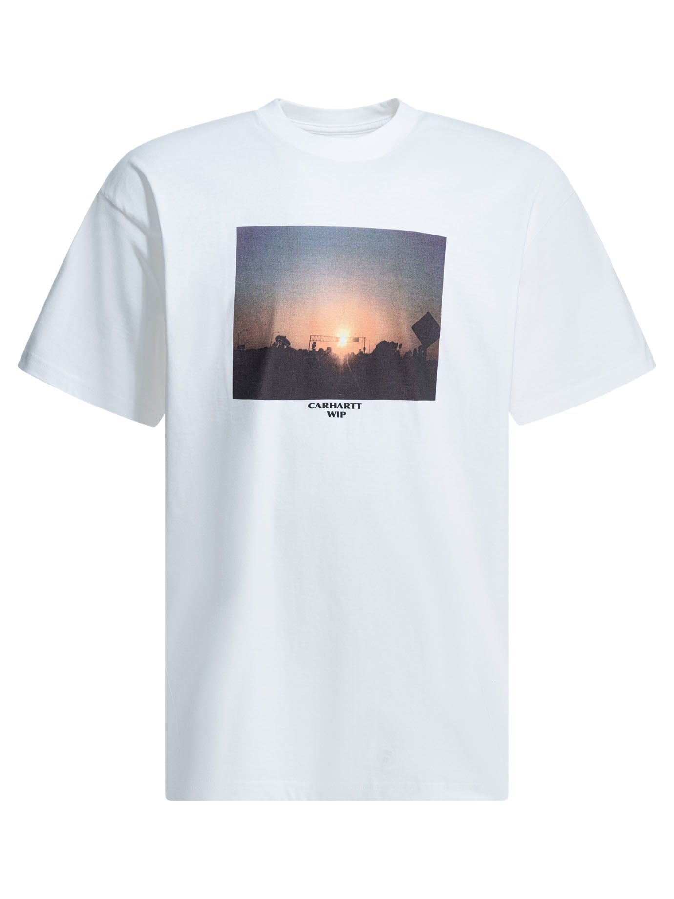 "Warm Views" crewneck T-shirt T-shirts
